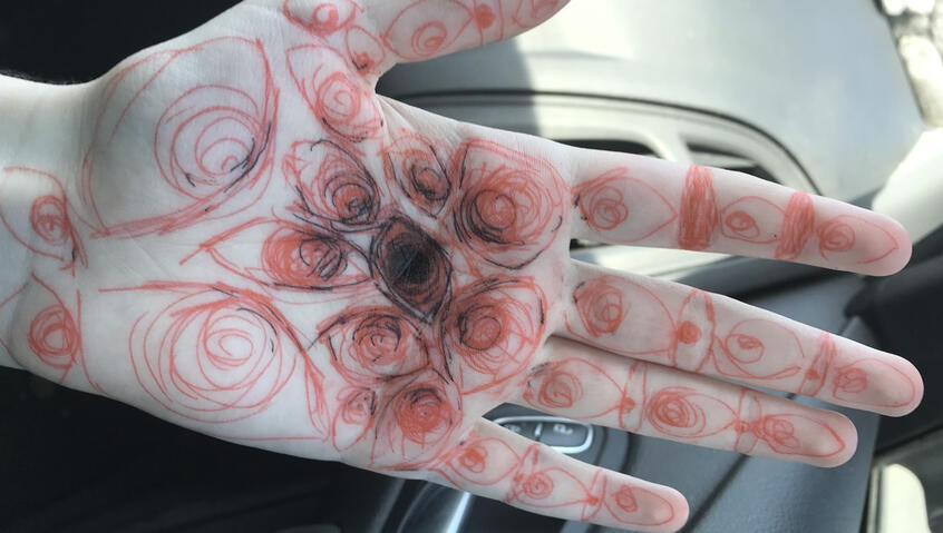 Drawings on my hand