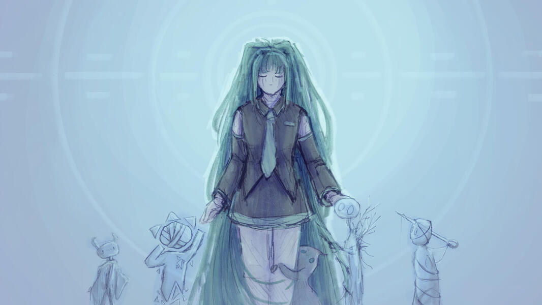 "guardian angel" vocaloid voicebank: hatsune miku march 22, 2025 higher res version